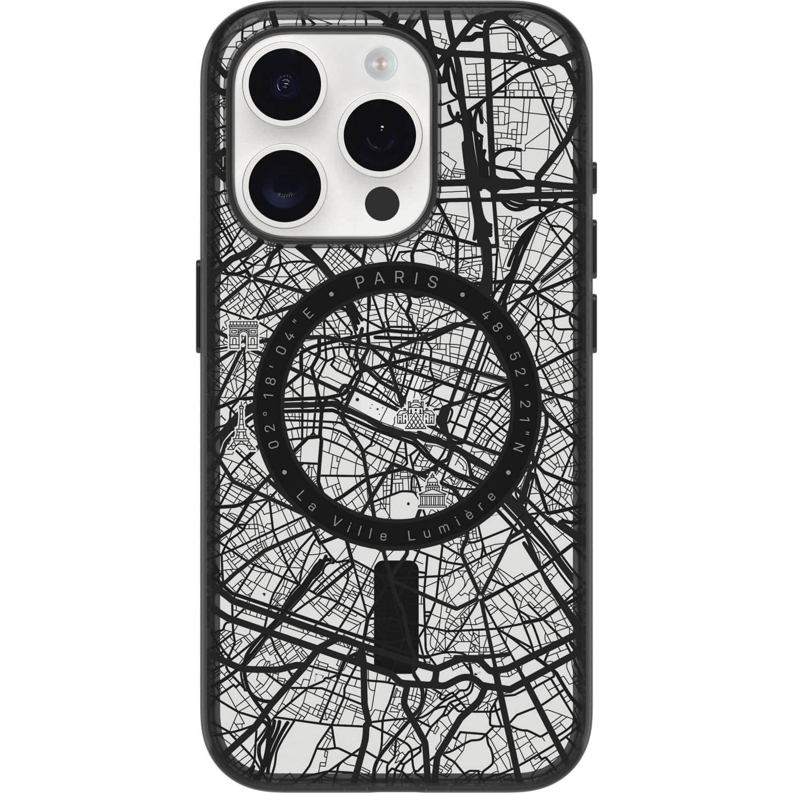 OtterBox Clear Case mit MagSafe für iPhone 15 Pro, Paris