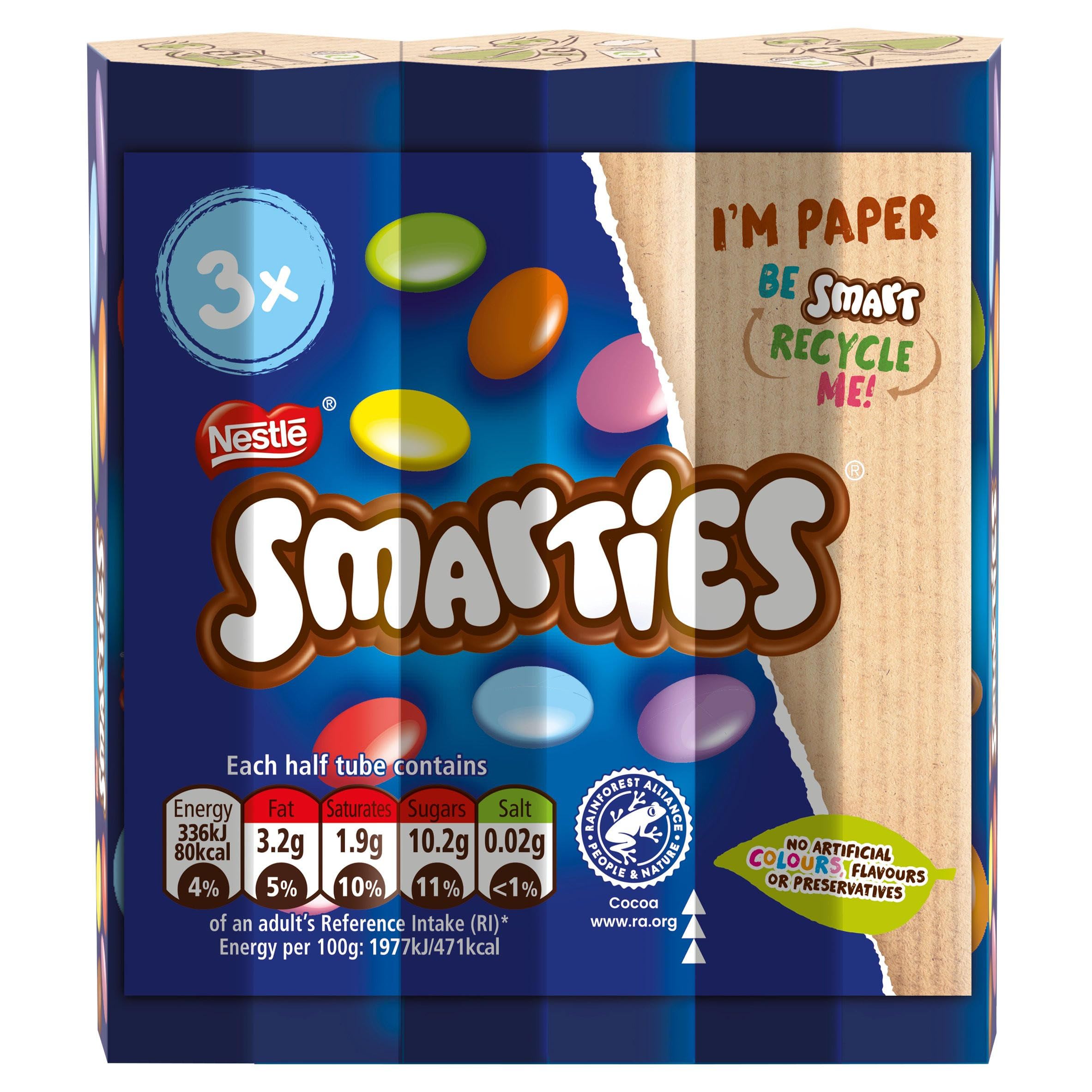 Nestle Smarties 3 Pack 3x34g