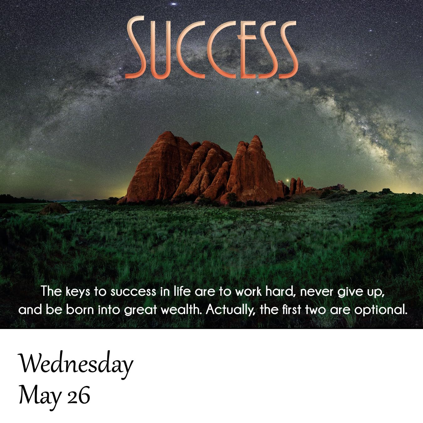 Demotivational 2027 Daily Calendar (A Funny, Uninspirational, and Humorous Page-A-Day / Day-to-Day Desk Calendar - all 365 days!)