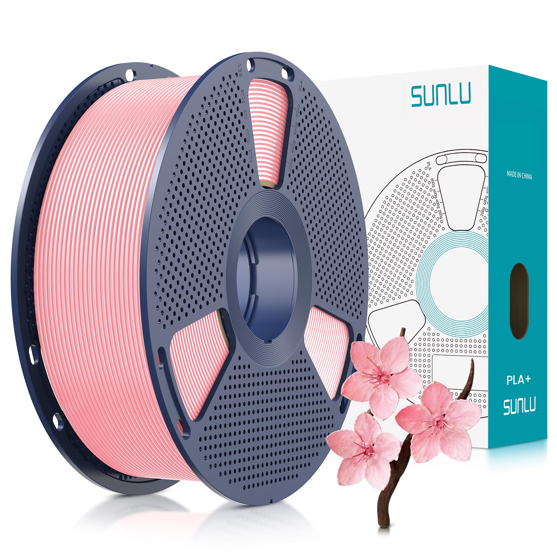 SUNLU PLA+ Filament 1.75mm, PLA Plus 3D Drucker Filament