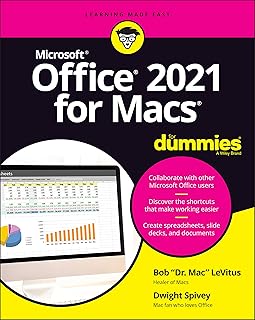 Office 2021 for Macs For Dummies (For Dummies (Computer/Tech))