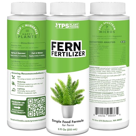 Fern Fertilizer – Liquid Plant Food for Fuller Fronds, Deep Green Color & Lush Growth, 8 oz miniatura 5