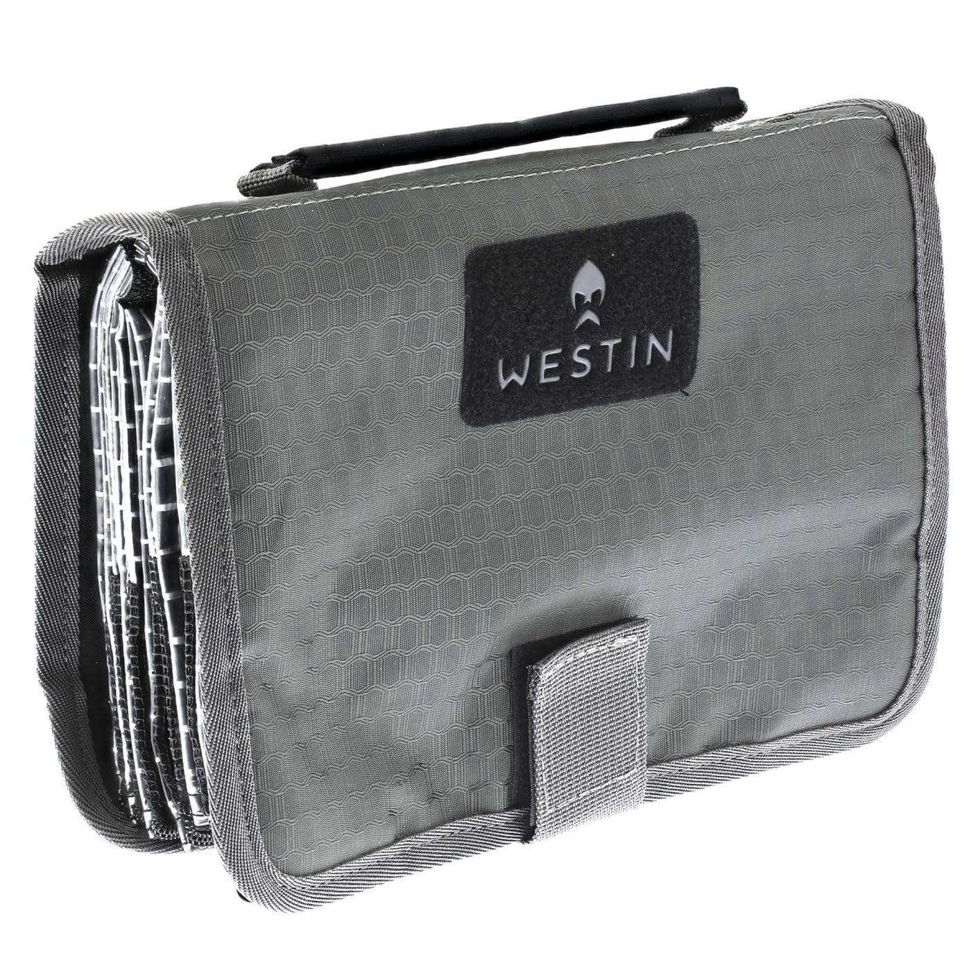 Westin W4 Spinnerbait Wallet XL Titanium Black - Angeltasche für Spinnerbaits, Kunstködertasche, Tasche
