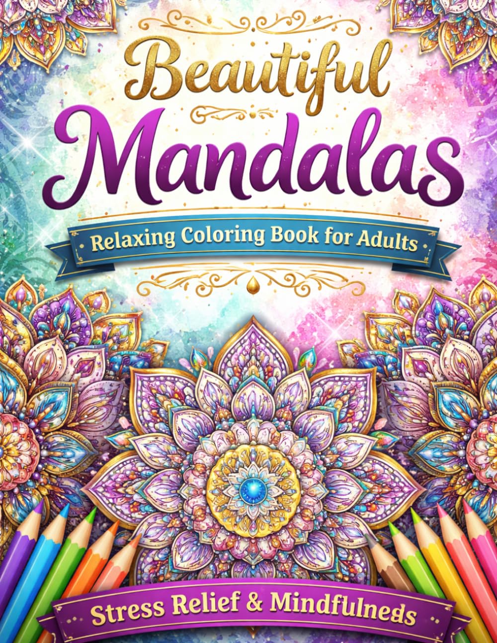 Mandala Coloring Book for Anxiety Relief: Calming and Easy Designs for Mindfulness and Relaxation