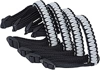 Vista 16 de BubbasGarageTv - Asas de agarre Paracord para Jeep Wrangler JL y Jeep Gladiator JT (negro)