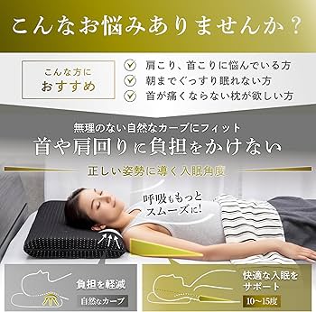 枕5 Amazon｜GOKUMIN 極低枕 枕 高反発 低反発 選べる寝心地 低め 仰向け