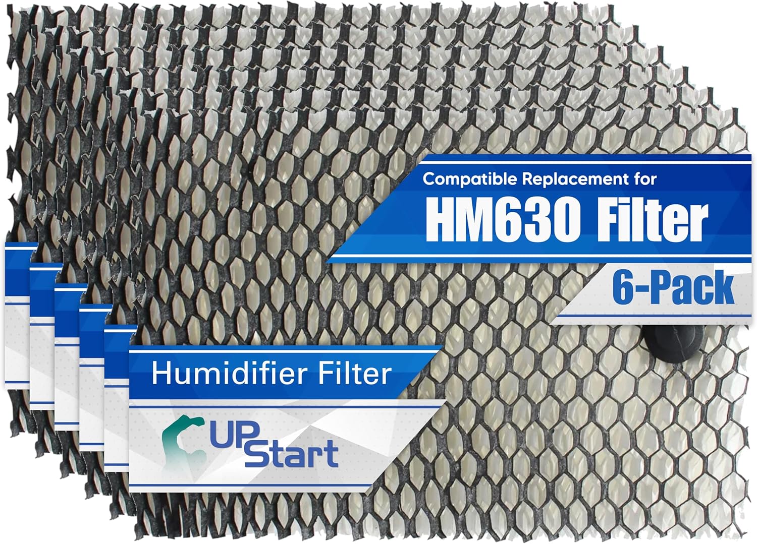 6-Pack Humidifier Filter Type E Replacement for Holmes HM630 Filter - Compatible with Holmes HWF 630 Wick Filters HWF100 HWF 100 Air Purifier