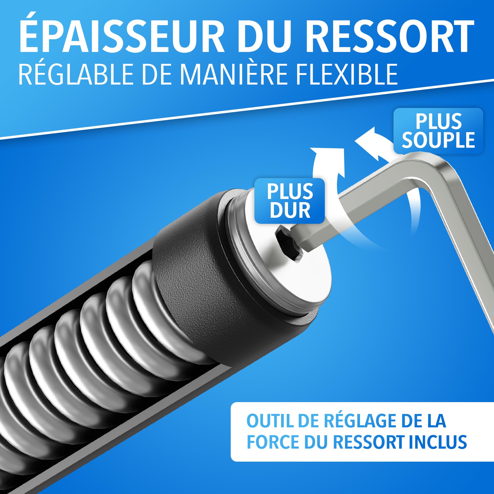 Tige de Selle Suspendue LAINFELD | Outils Inclus | 27,2 mm, 30,9 mm ou 31,6 mm | Tige de Selle Suspendue réglable VTT vélo électrique Femme Homme