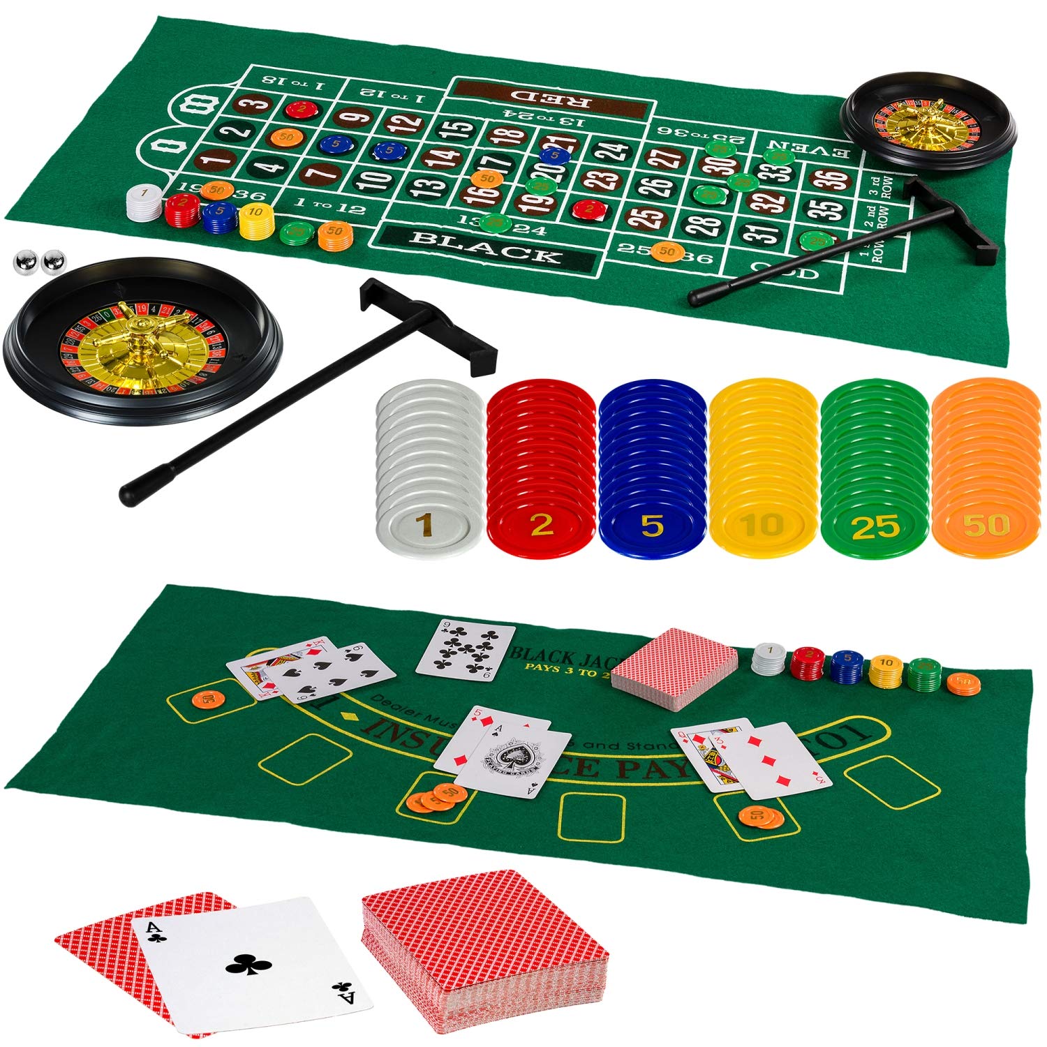 GAMES PLANET Multigame Spieletisch Mega 15 in 1, inkl. komplettem Zubehör, Spieltisch mit Kickertisch, Billardtisch, Tischtennis, Speed Hockey, 3 Dekorvarianten