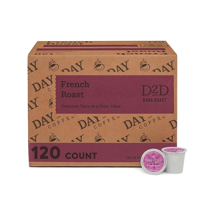 Day To Day Coffee Breakfast Blend Medium Roast Coffee Pods, 200 Count Bulk Pack, Compatible with Keurig K-Cup Brewers, Perfect Wake-Up Coffee