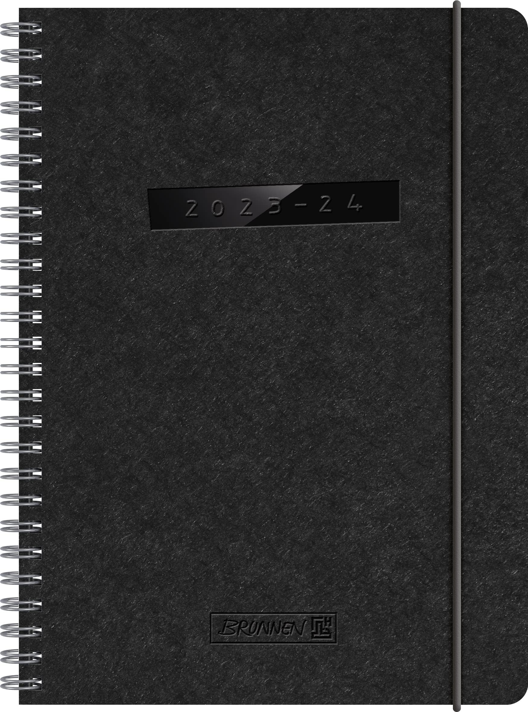 Buchkalender 2023 1 Woche 2 Seiten BRUNNEN Schülerkalender „Suburb Streets“ 2023/2024 2 Seiten = 1 Woche