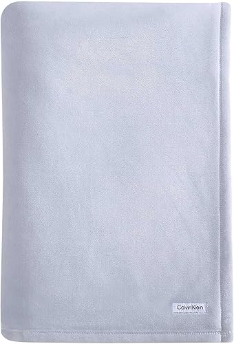 Miniatura 10 de Calvin Klein - Manta King, ropa de cama de felpa súper suave, decoración del hogar para todas las estaciones (núcleo de felpa blanca, King)
