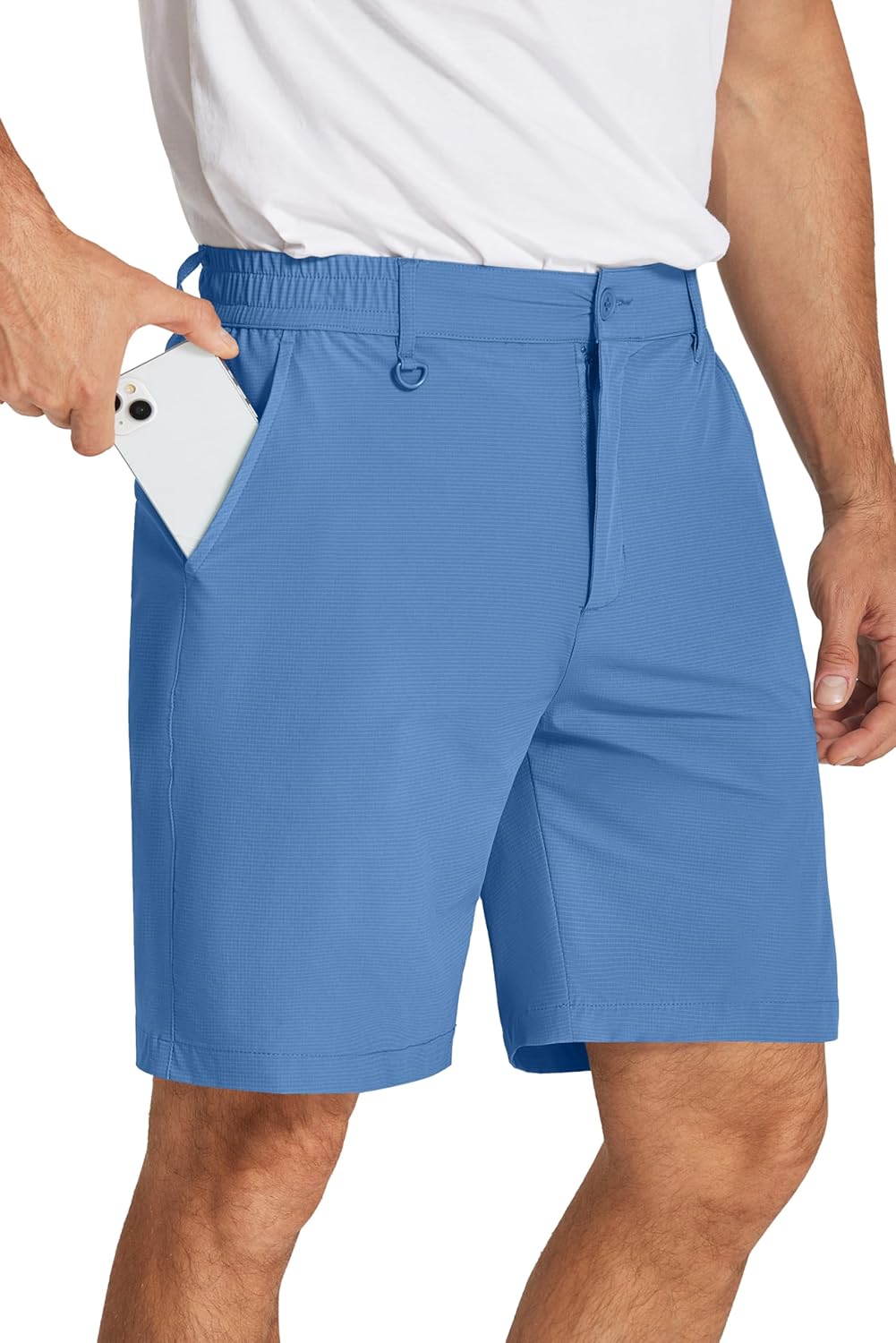 COOFANDY Men's Golf Shorts 8 Inch Lightweight Quick Dry Casual Dress Shorts Hiking Travel Shorts with Pockets