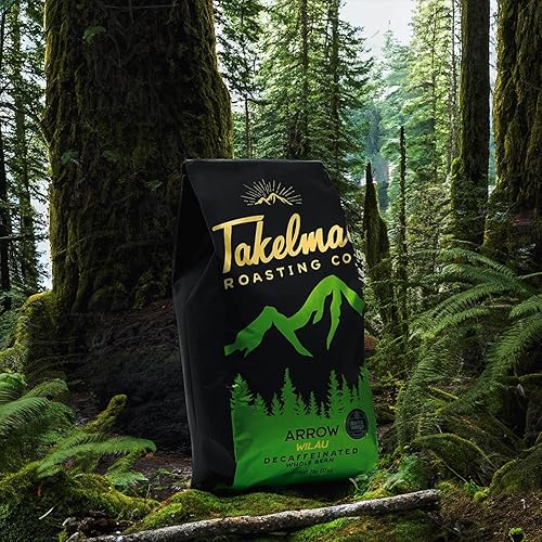 Vista 11 de Takelma Roasting Co., grano entero, Xem, Raven tostado francés, sabor intenso e intenso, notas de chocolate oscuro, granos 100% arábica