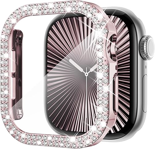 Miniatura 34 de KADES - Funda protectora brillante compatible con Apple Watch Series SE, SE 2022, 6, 5 y 4 de 40 mm, con protector de pantalla incorporado (40 mm,