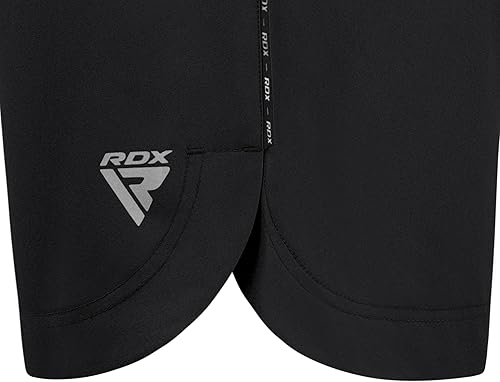 Miniatura 6 de RDX - Shorts de MMA para entrenamiento y kickboxing, lucha, artes marciales, lucha en jaula, muay thai, BJJ, boxeo, grappling
