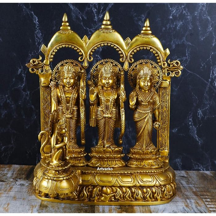 Buy Artvarko Ram Darbar Statue Shree Ram Ji Sita Laxman Hanuman Home