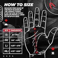 Vista 3 de JerkFit Puños de gimnasia veganos de 2 dedos para protección de manos de entrenamiento cruzado, agarres de mano para barras de gimnasia, protectores