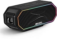 Vista 1 de Altec Lansing Loud Portable Speakers Bluetooth Wireless Waterproof - MultiColor LED, 20 Hour Playtime, Mount Included HydraBLAST 2.0 Magnetic