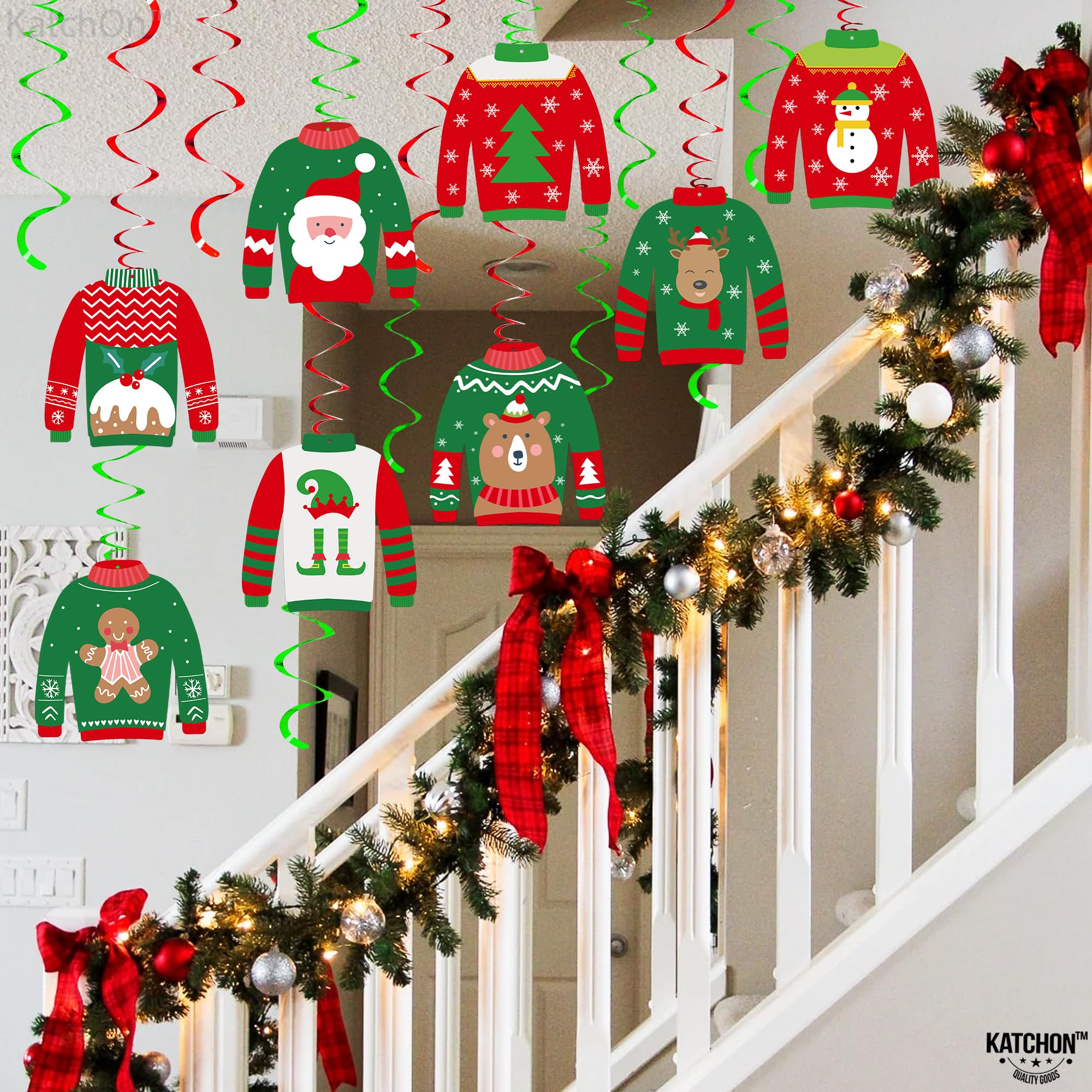 Amazon.com: KatchOn, Hanging Christmas Decorations Indoor 