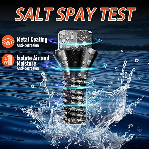 Miniatura 3 de WayJun 4 tuercas de rueda M12 x 1.5 compatibles con modelos seleccionados de BMW E46 325 E90 E39 E60 E53 36136781150