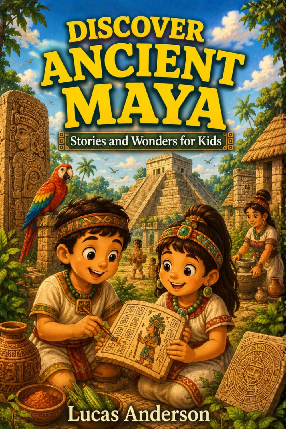 Discover Ancient Maya: Stories and Wonders for Kids: 25 Short Illustrated Tales for Ages 5-9 (Discover Ancient Worlds)