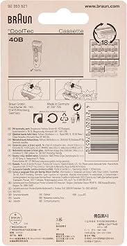 Braun 40B CoolTec Shaver Series Replacent Razor Head