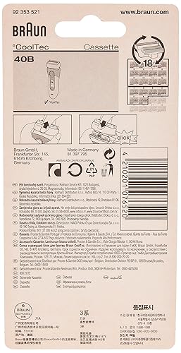 Miniatura 4 de Braun Cabezal de repuesto para maquinilla de afeitar CoolTec serie 40B