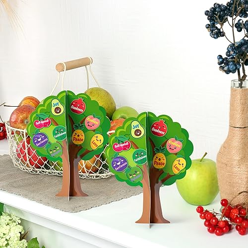 Miniatura 5 de AgincBerry - Juego de 16 árboles frutales de la Biblia para hacer tu propia fruta con detalles bíblicos, árbol de bricolaje, cristiano, religioso,