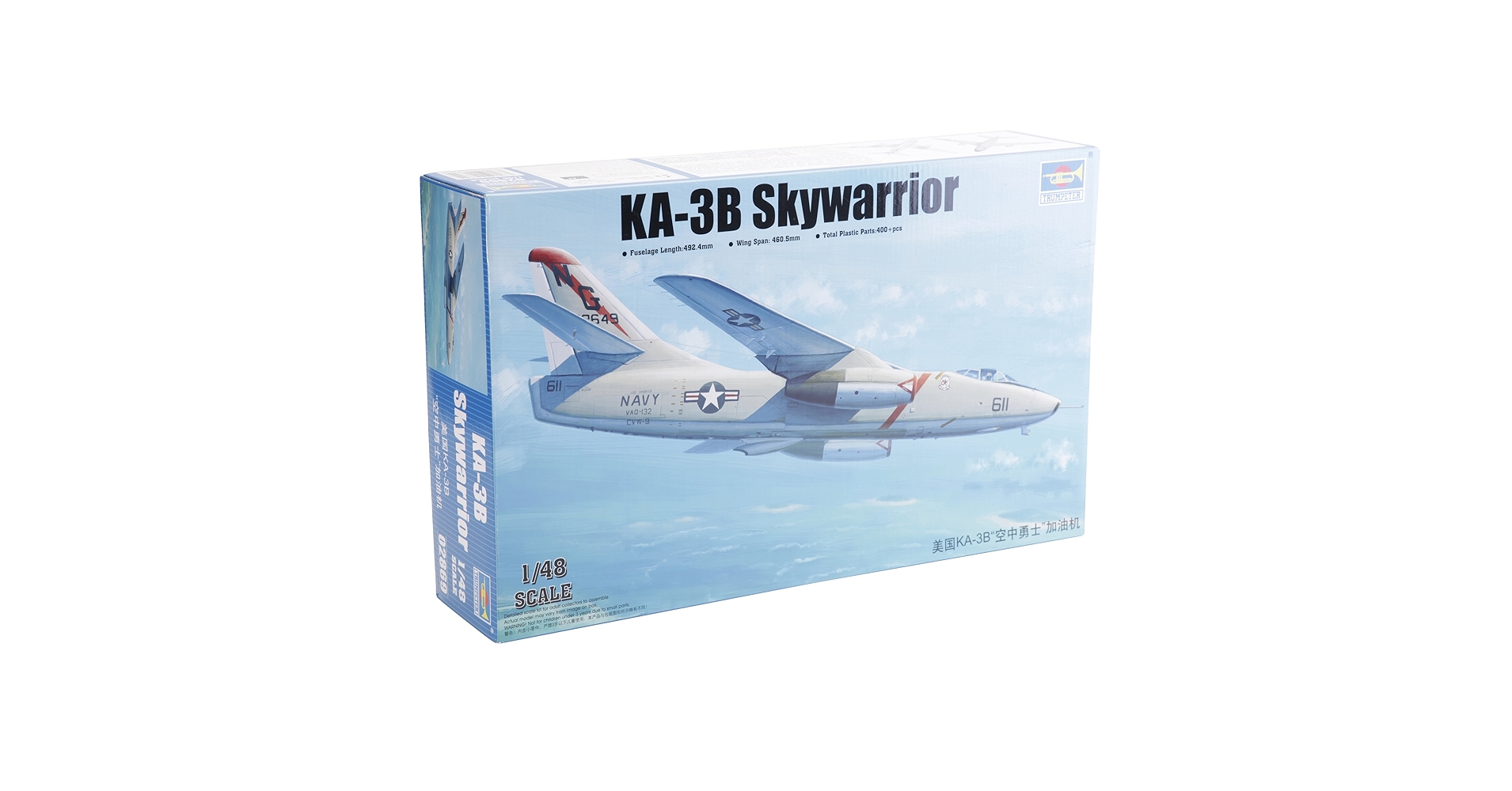 (未使用･未開封品)トランペッター 1/48 アメリカ海軍 KA-3B スカイウォーリアー 02869 プラモデル 810AfVyjOqL.jpg_BO30,255,255,