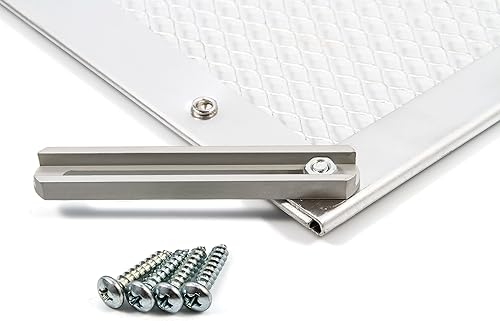 Miniatura 6 de Grilla protectora para puerta de Camco, 43980, estándar, de aluminio, para casa rodante, Aluminio