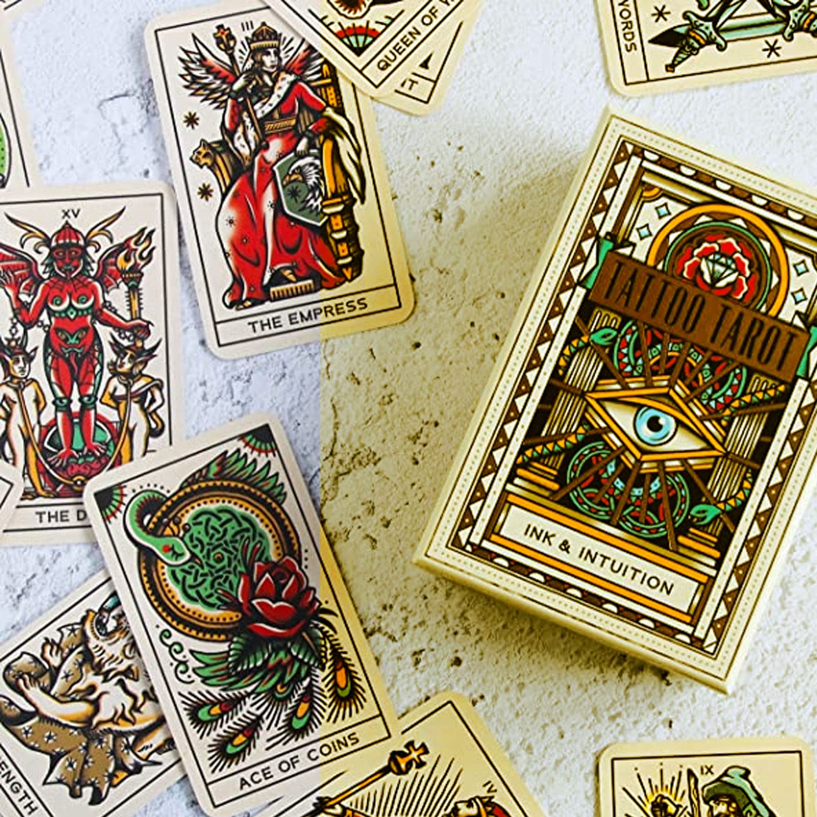 Tarot Cards for Beginners with QR Guide - 78 Card Standard