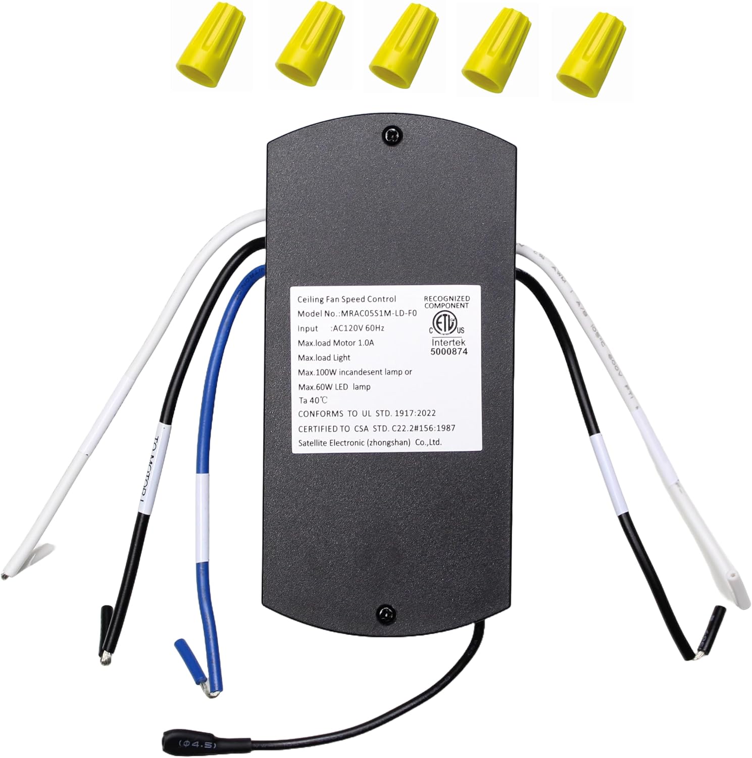 MRAC05S1M-LD-F0 Ceiling Fan Receiver for Harbor Breeze Fans MRAC06S1M-LD-F0