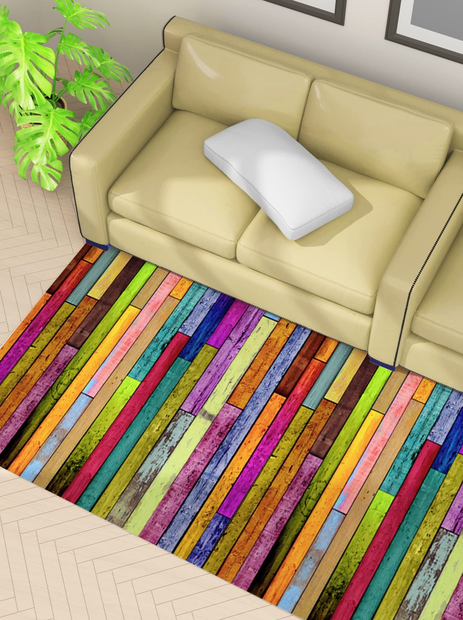RYNS Antideslizante Alfombrilla 70x230cm PVC Impermeable y Resistente al Aceite Moderna Alfombra Cocina Mejor Calidad Diferentes Dimensiones para Corredor Cocina Sala, D