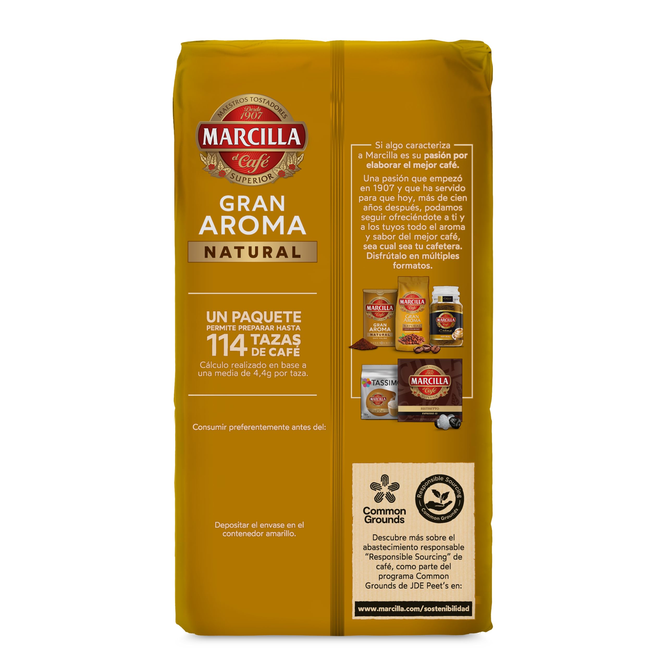Marcilla Café Molido Gran Aroma | Natural | 500g