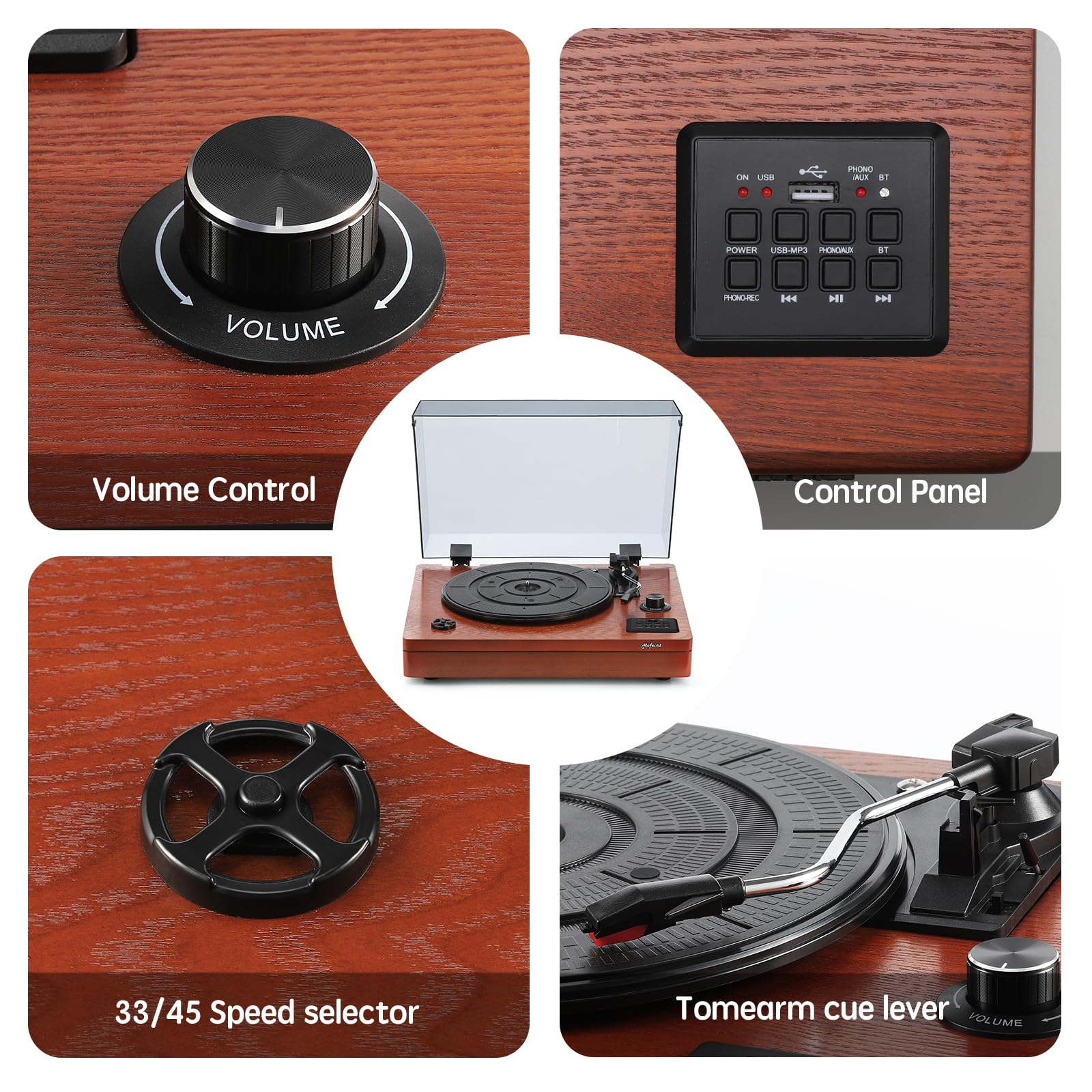 Amazon.co.jp: ホファインス: レコードプレーヤー