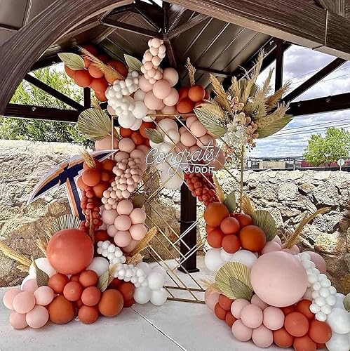 Vista 67 de KALOR Globos de arena blanca retro, 100 piezas de 5 pulgadas mini globos de látex mate para arco de guirnalda de globos, decoración de cumpleaños