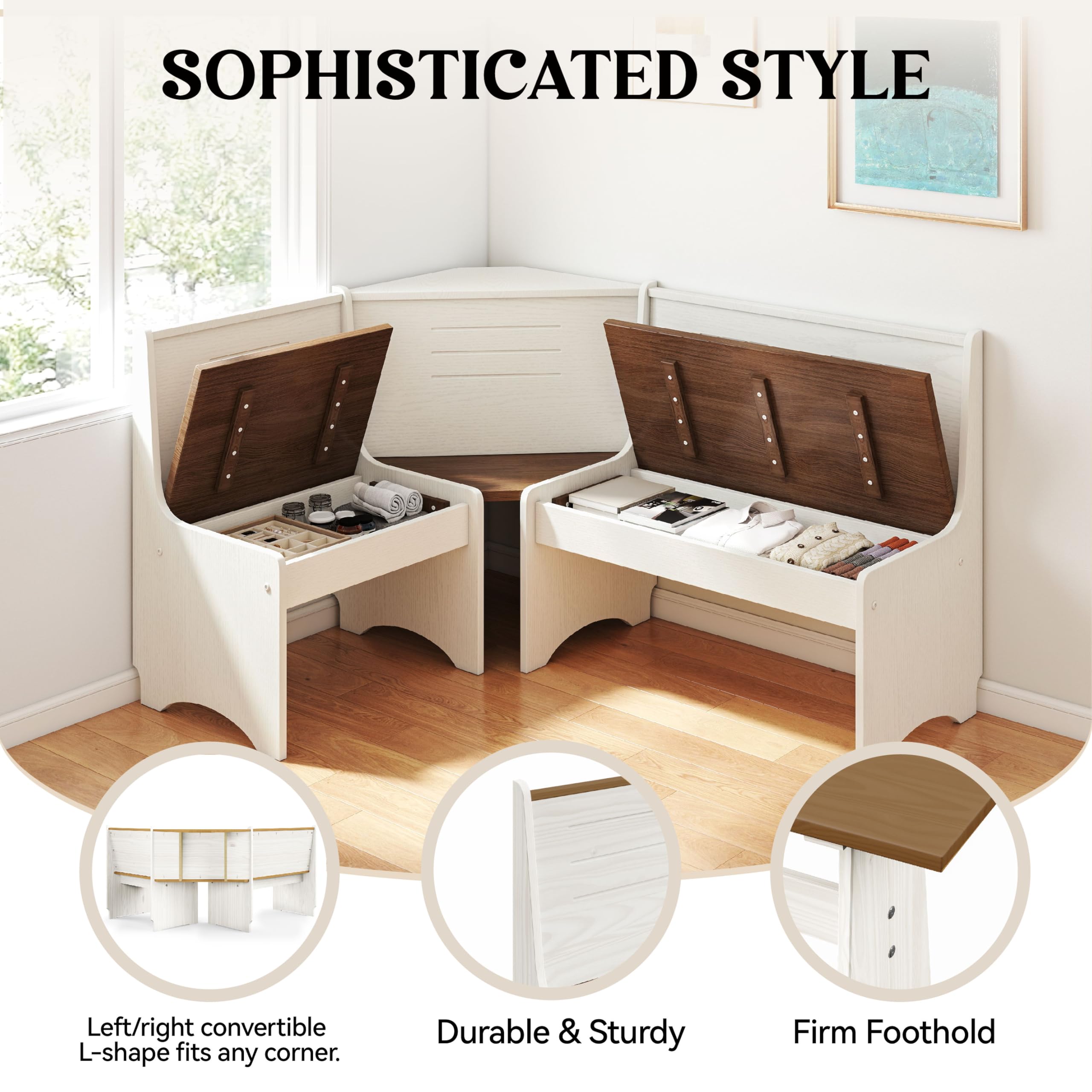 Amazon.co.jp: Breakfast Nook キッチンコーナーダイニングテーブル