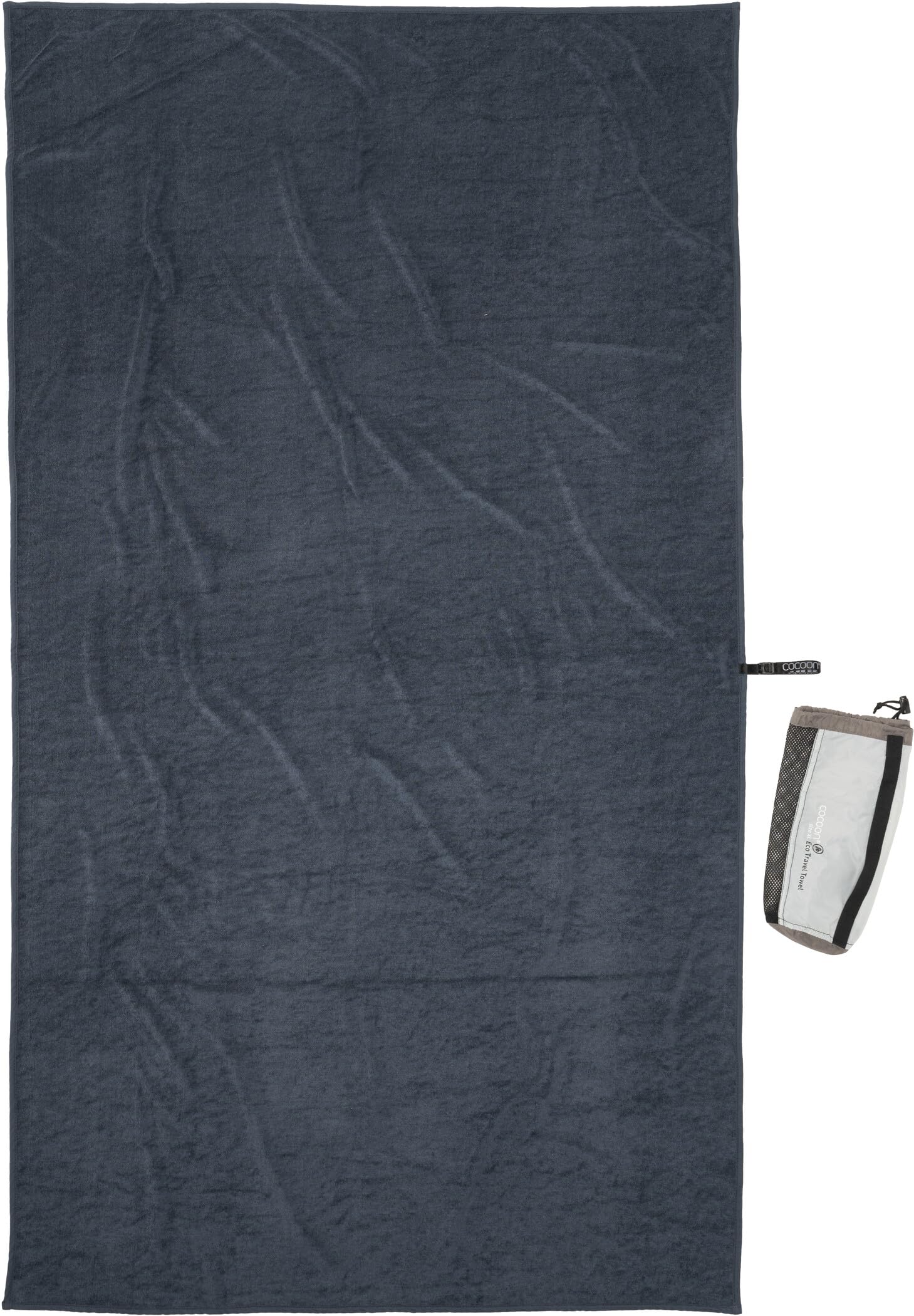 Serviette de voyage Eco Cocoon microfibre légère et drap de bain compact