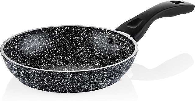 Westinghouse Non Stick Frying Pan - Ø 20 cm Fry Pan for Induction Gas Electric & Ceramic Hob - Black Marble