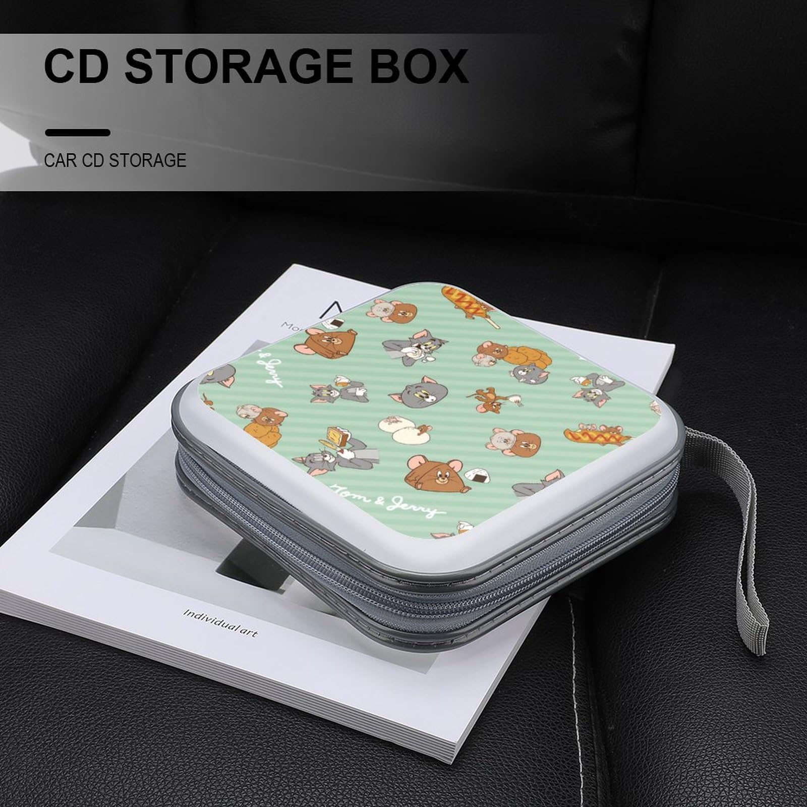 Amazon.co.jp: CDケース トムとジェリー CD/DVD収納バッグ DVDケース