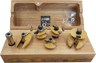 Sommerfeld 06008 six Piece Ogee Cabinetmaking Set with New Patented Chip-Free Ogee Rail & Stile, 1/2-Inch Shank