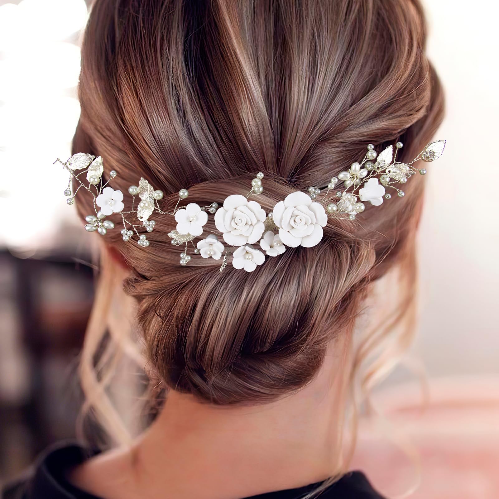 Flower Wedding Hair Vine - Image 2