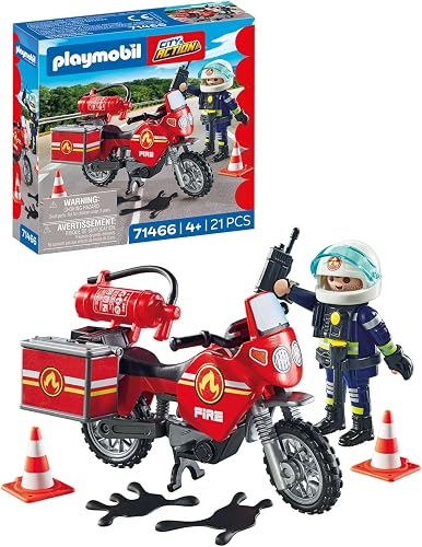 Playmobil Ofertas Playmobil en Amazon España 2026 | Novedades y más vendidos 9 Comprar Playmobil 71466 · Moto de Bomberos en Amazon