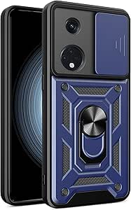 Kukoufey Compatible With Oppo Reno 13 5G Case Cover,with Slide Camera Lens Cover Compatible With Oppo Reno13 5G CPH2689 PKM110 Case Pink