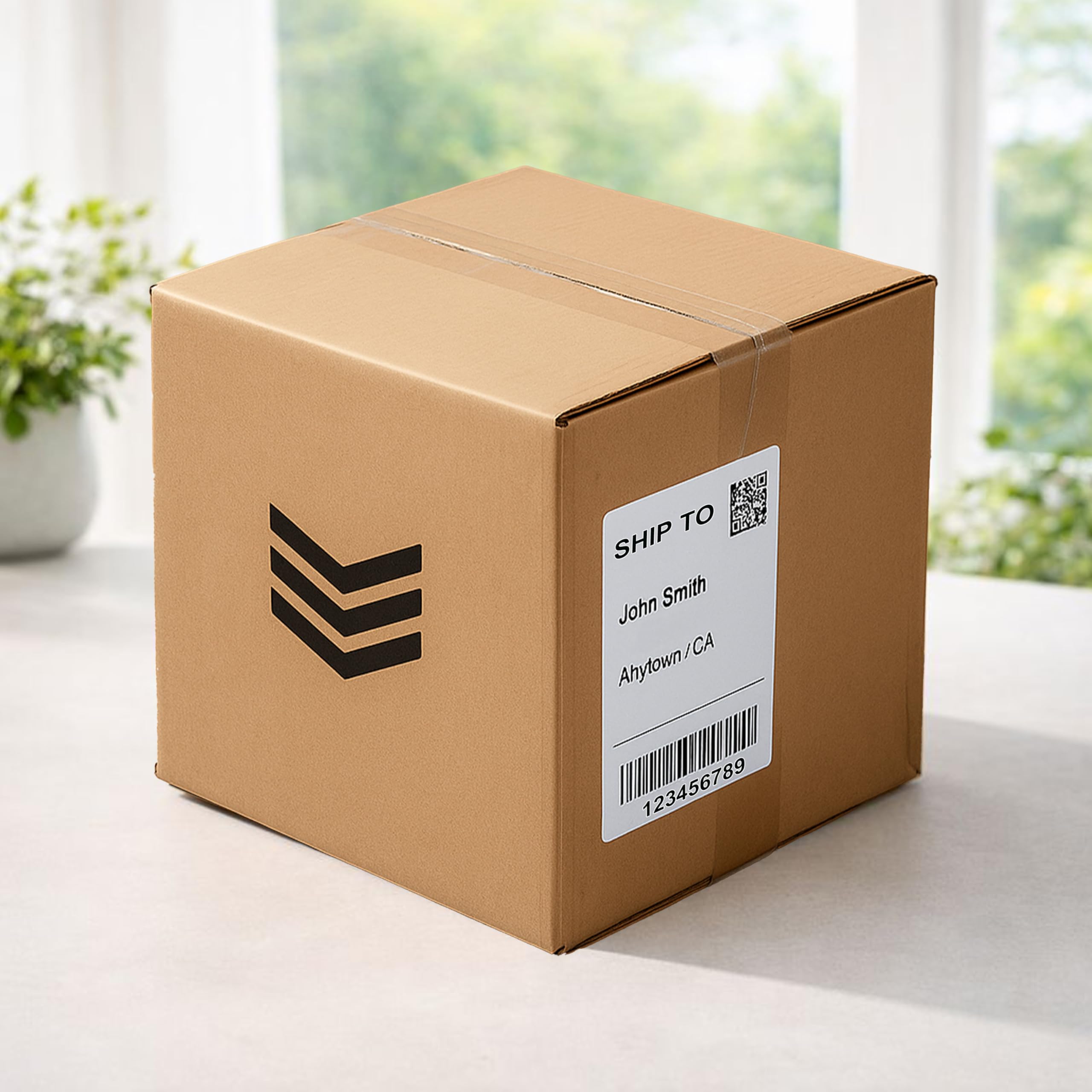 10 Rollen Thermo Versandetiketten 102 x 152 mm 4 x 6 Zoll | Perforiert und unbedruckt Kompatibel mit Zebra und anderen Thermodruckern 300 Etiketten je Rolle 3000 insgesamt