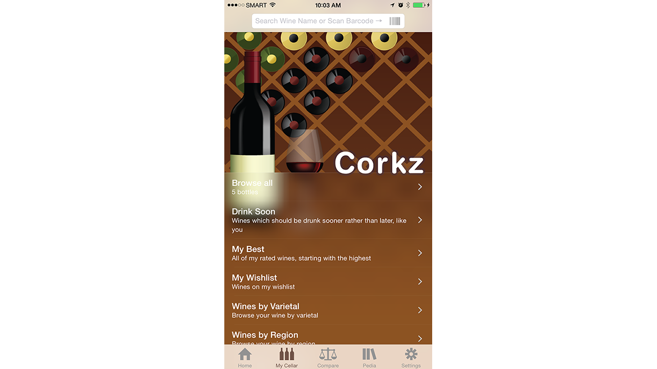 Corkz Wine Info Scanner, Cellar ManagementAmazon.co.ukAppstore for