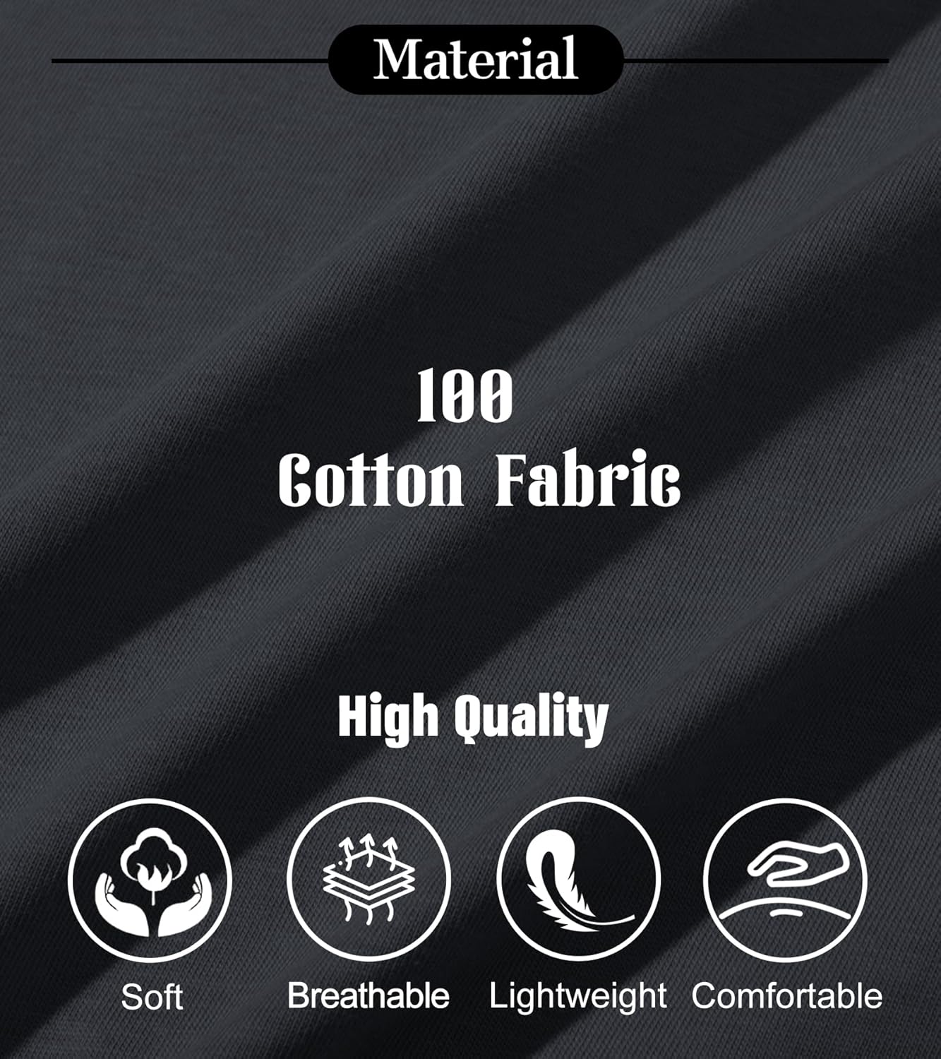 EKLENTSON Men's Cotton T-Shirts Long Sleeve Pocket Tee Crewneck Moisture Wicking Casual Tshirts Solid Color - Image 5