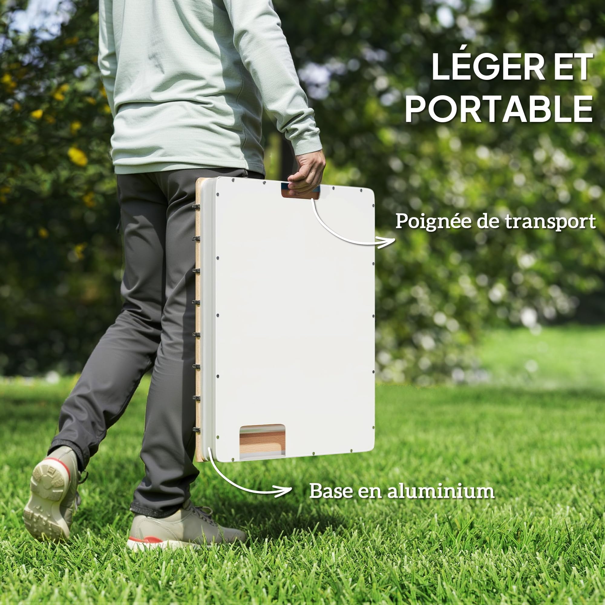 Outsunny Douche de Jardin extérieure Portable, Douche de Camping Hauteur de Fontaine réglable jusqu'à 4 m, étanche, Structure en Alliage d'aluminium, résistante aux UV et au Gel pour Piscine, Plage