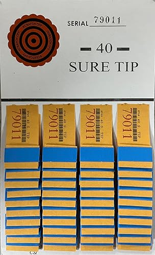 The Ticket Gurus 40 Tablero de punta segura (12ct)